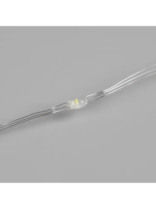 Гирлянда &laquo;Нить&raquo; 100 м роса, IP44, серебристая нить, 1000 LED, свечение белое, 18 В