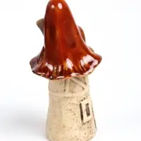 Фигурка декоративная &laquo;Домик-гриб высокий&raquo;, керамика, 5.7&times;5.4&times;11.5 см