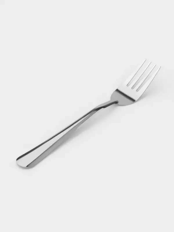 Вилки столовые Доляна &laquo;Оптима&raquo;, длина 19 см, набор 12 шт., нержавеющая сталь, серебристые