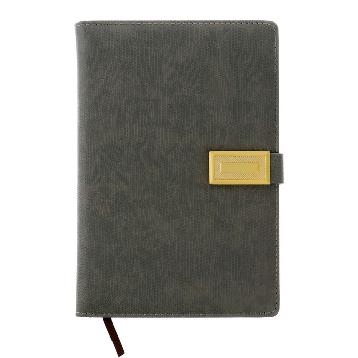 Ежедневник недатированный А5, 120 листов в клетку, с хлястиком, обложка кожзам, МИКС Ежедневник недатированный А5, 120 листов в клетку, с хлястиком, обложка кожзам, МИКС