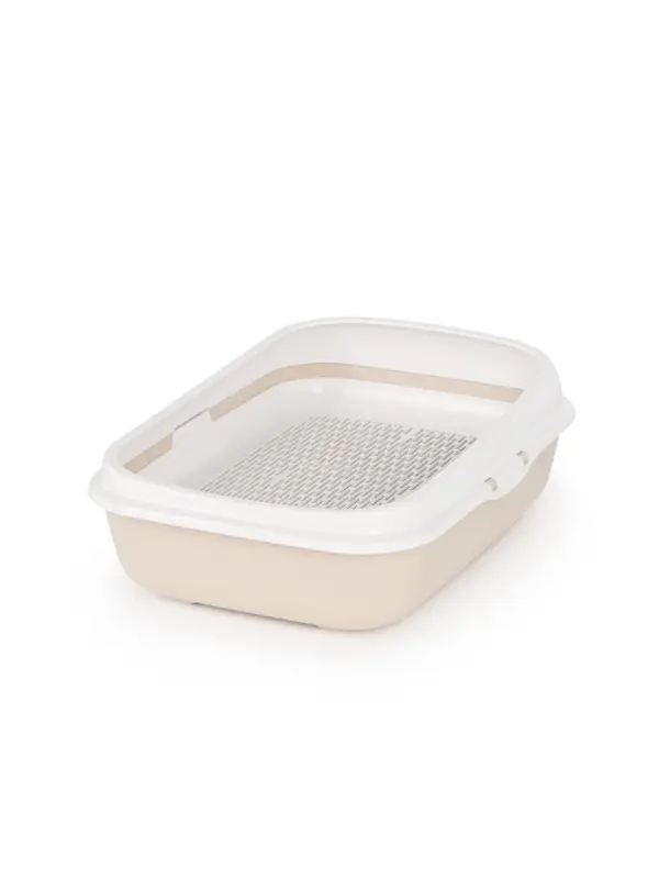 Лоток туалет для кошек малый (с бортиком и сеткой на высоких ножках) ALTA 42х31х14,5