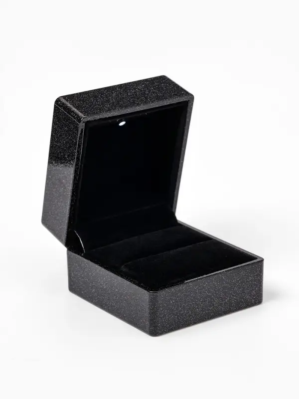 Футляр с подсветкой для кольца &laquo;Романтика&raquo;, 5.8&times;6.3&times;5 см, чёрный