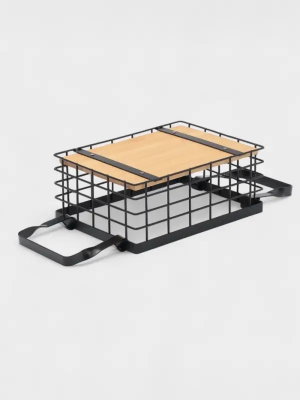 Корзина универсальная SAVANNA &laquo;Эстетика&raquo;, 25&times;18.3&times;10 см, чёрная