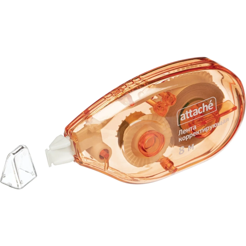 Корректирующая лента Attache 5ммх8м, боковая подача цвет корпуса&nbsp;в ассорт