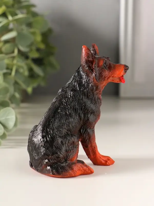 Сувенир Овчарка , 9х6х5,5см