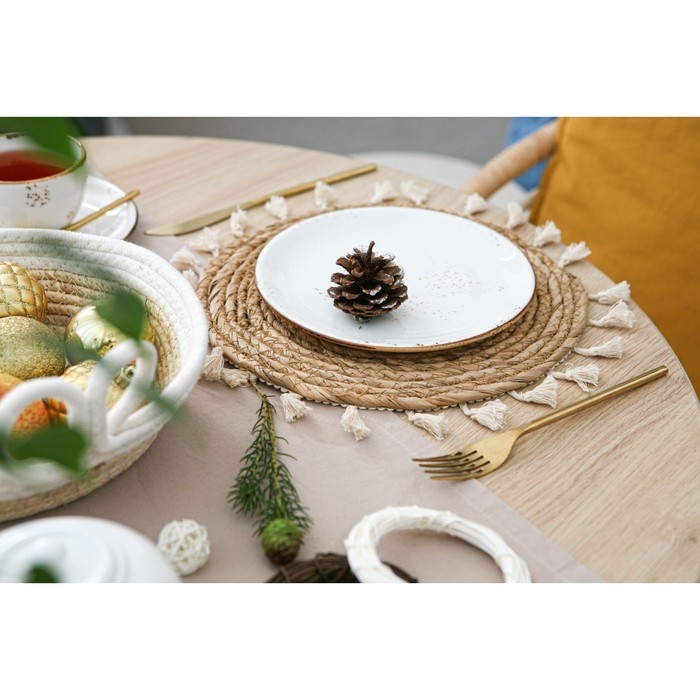 Салфетка сервировочная на стол Доляна «Фина», d=30 см Салфетка сервировочная на стол Доляна «Фина», d=30 см