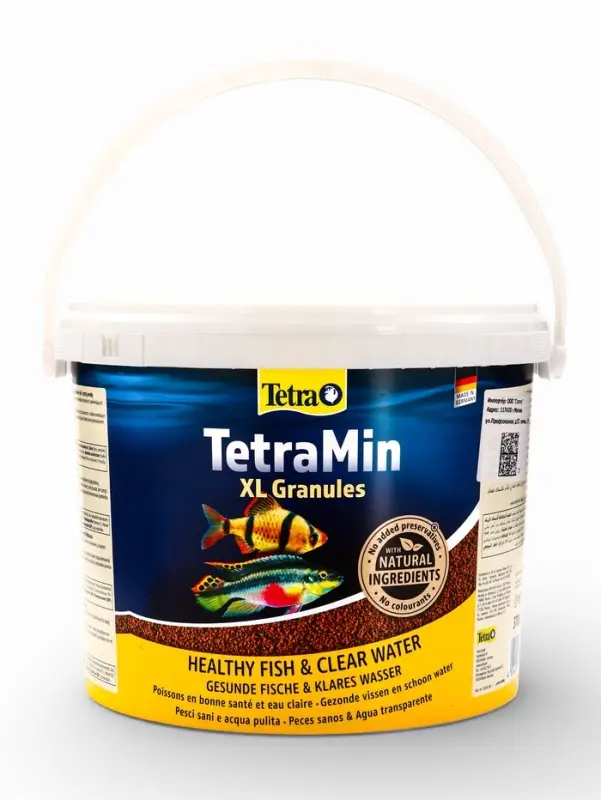 Корм TetraMin XL Granules для рыб, крупные гранулы, 10 л, 3.7 кг