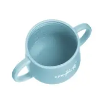 Посуда детская силиконовая, 7 предметов, голубой, Крошка Я