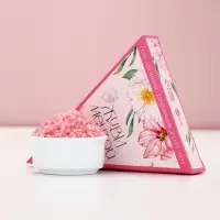 Чистое счастье Женский набор соли в коробке торте, нежный пион, 150 гр