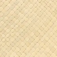 Сумка плетёная на застёжке из пандана, 35&times;12&times;40 см, бежево-чёрная