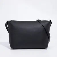 Сумка женская кросс-боди на молнии, 25&times;8&times;19 см, чёрная