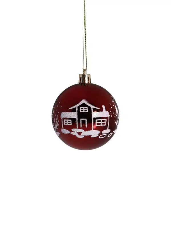 Ёлочные игрушки &laquo;Зимняя ночь&raquo;, шары новогодние, d=7 см, 24 шт., МИКС