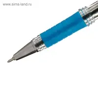 Ручка шариковая Berlingo. I-10, синий стержень, узел 0.4 мм, резиновый упор