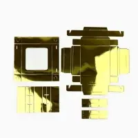 Коробка для конфет &laquo;Золотистая&raquo;, 14.5&times;14.5&times;3.5 см