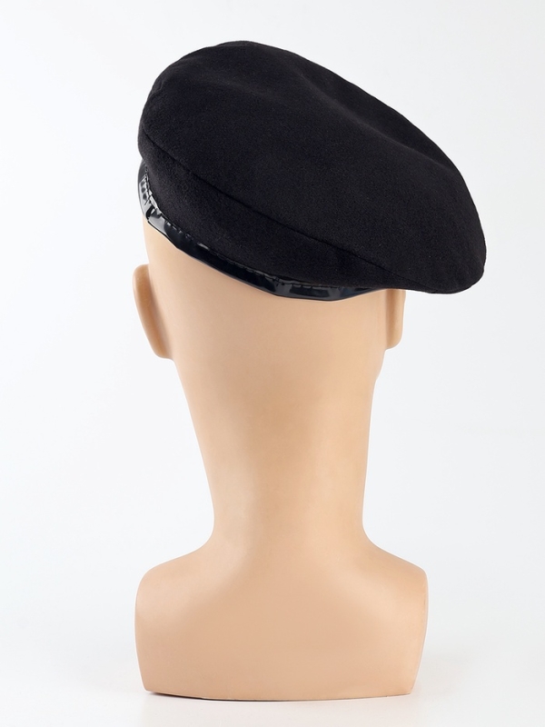 Берет военного, цвет чёрный