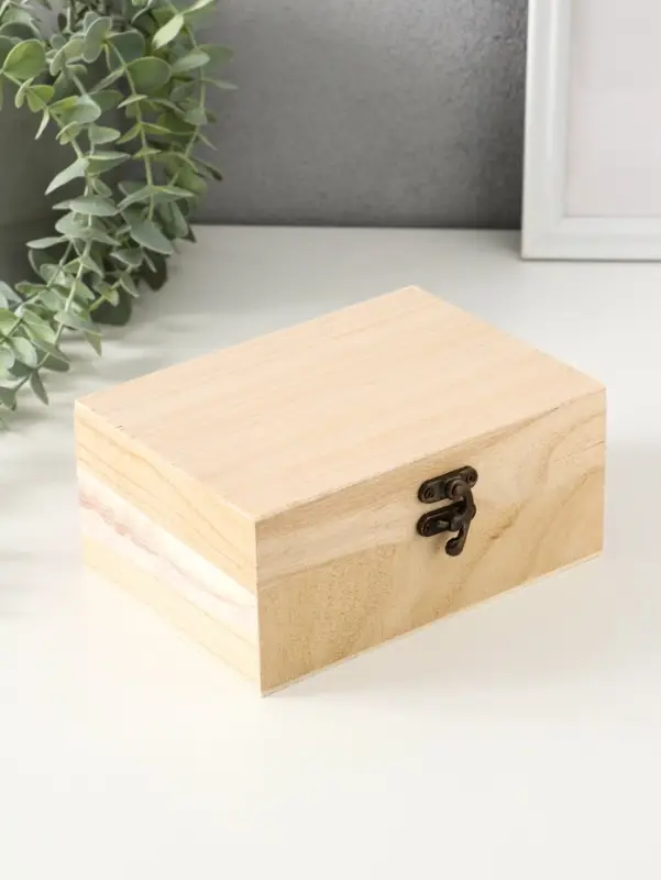 Шкатулка для росписи дерево &laquo;Тайник&raquo;, для творчества, декора, 17&times;12&times;7.5 см