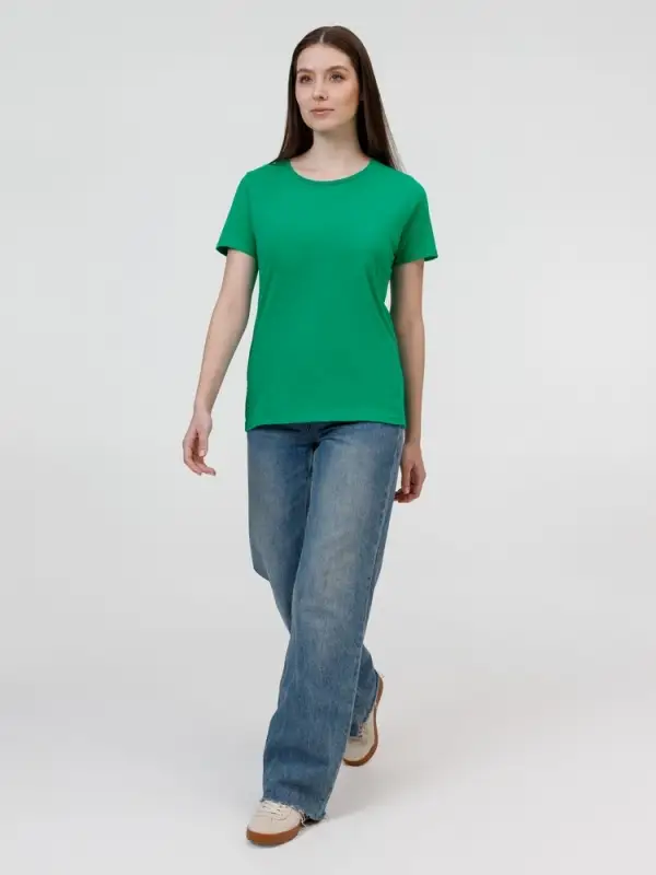 Футболка E190 женская зеленая, размер XS