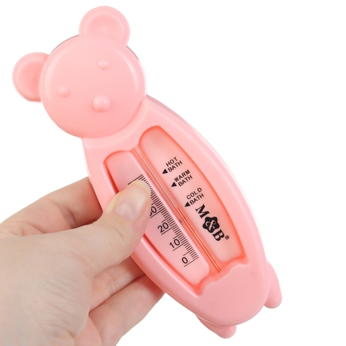 Термометр для ванной «Мишка», цвет розовый Термометр для ванной «Мишка», цвет розовый