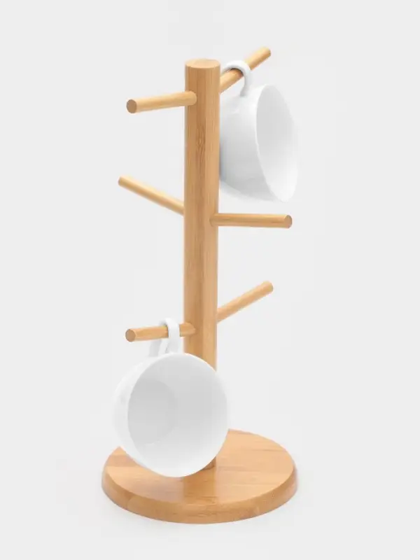 Держатель для кружек BellaTenero Bamboo, 14.5&times;32 см, бамбук