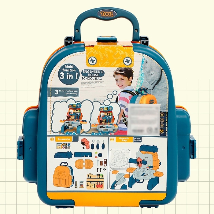 Игровой модуль 3 в 1 «Рюкзачок», 23 элемента Игровой модуль 3 в 1 «Рюкзачок», 23 элемента