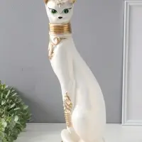 Копилка для денег &laquo;Кошка Маркиза с обручем&raquo;, белая, 48&times;18&times;15 см
