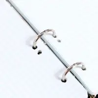 Тетрадь на кольцах Calligrata A5, 80 листов, в клетку, обложка ПВХ, чёрная