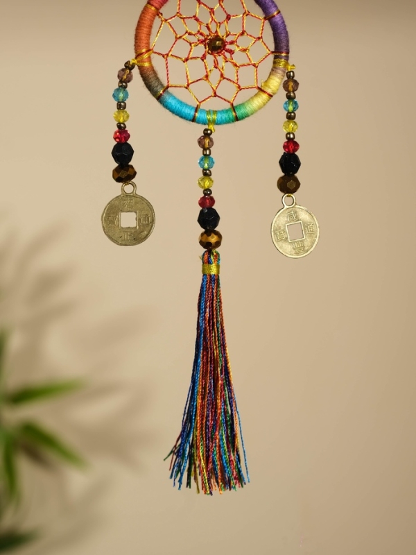Ловец снов 4х20 см. разноцветный Ловец снов 4х20 см. разноцветный
