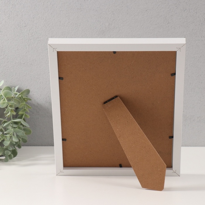 Фоторамка МДФ на 1 фото 13х18 см с паспарту Фоторамка МДФ на 1 фото 13х18 см с паспарту "Феличита" белая 2х23х28 см