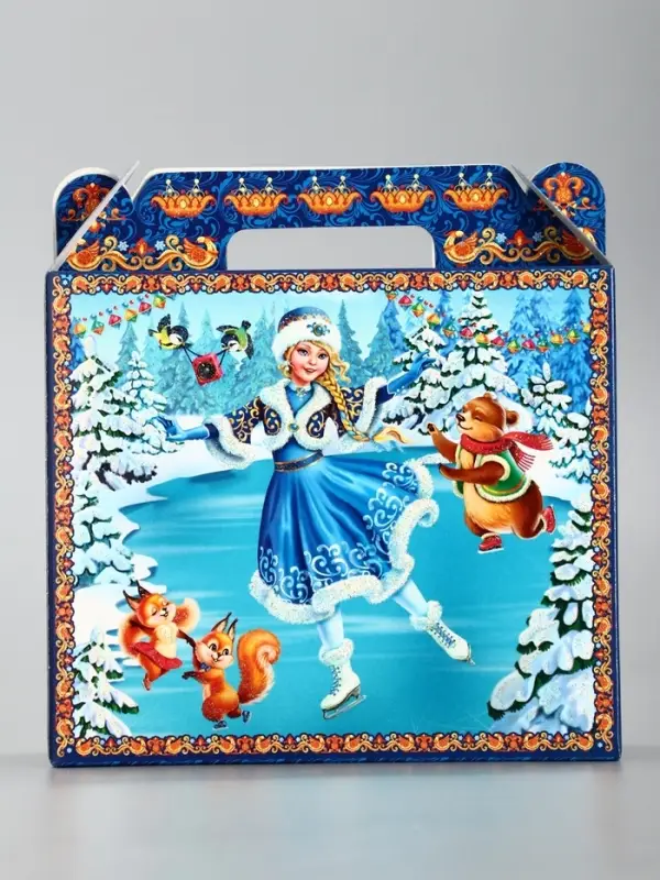 Подарочная коробка новогодняя «Олимпиада», Чемоданчик малый, 17.3×6.5×15 см Подарочная коробка новогодняя «Олимпиада», Чемоданчик малый, 17.3×6.5×15 см