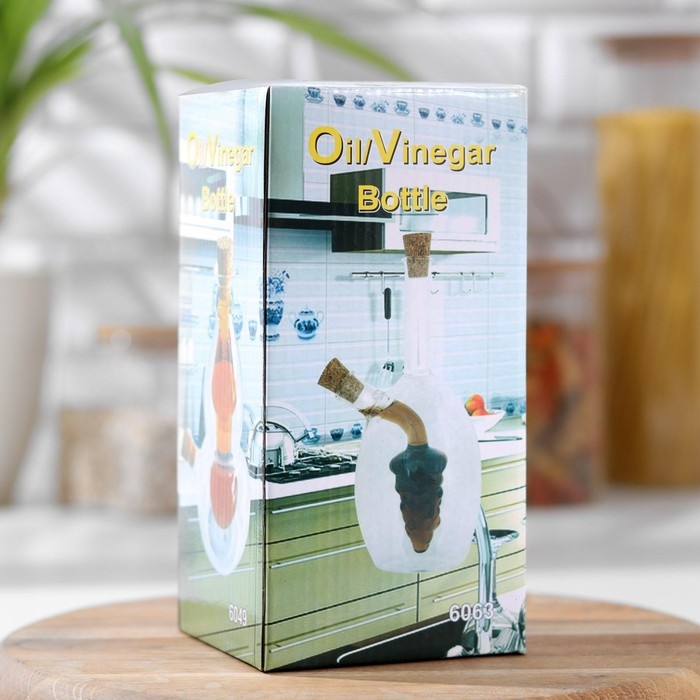 Бутыль стеклянная для соусов и масла 2 в 1 «Фьюжн. Виноград», 450/60 мл, 11×9,5×15,5 см Бутыль стеклянная для соусов и масла 2 в 1 «Фьюжн. Виноград», 450/60 мл, 11×9,5×15,5 см