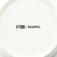 Салатники Magistro White Snow, набор 4 шт., 380 мл, фарфор, белые