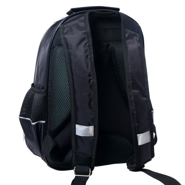 Рюкзак школьный, 37 х 26 х 13 см, эргономичная спинка, Calligrata ОРТ Рюкзак школьный, 37 х 26 х 13 см, эргономичная спинка, Calligrata ОРТ "Маска"