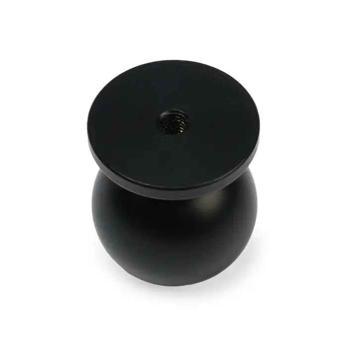 Ручка-кнопка CAPPIO RK146, d=25 мм, цвет черный