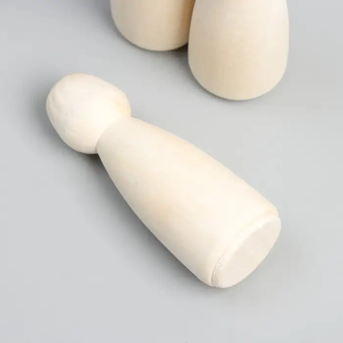 Основа для росписи дерево  Основа для росписи дерево "Девочка" 2,8х2,8х6,5 см