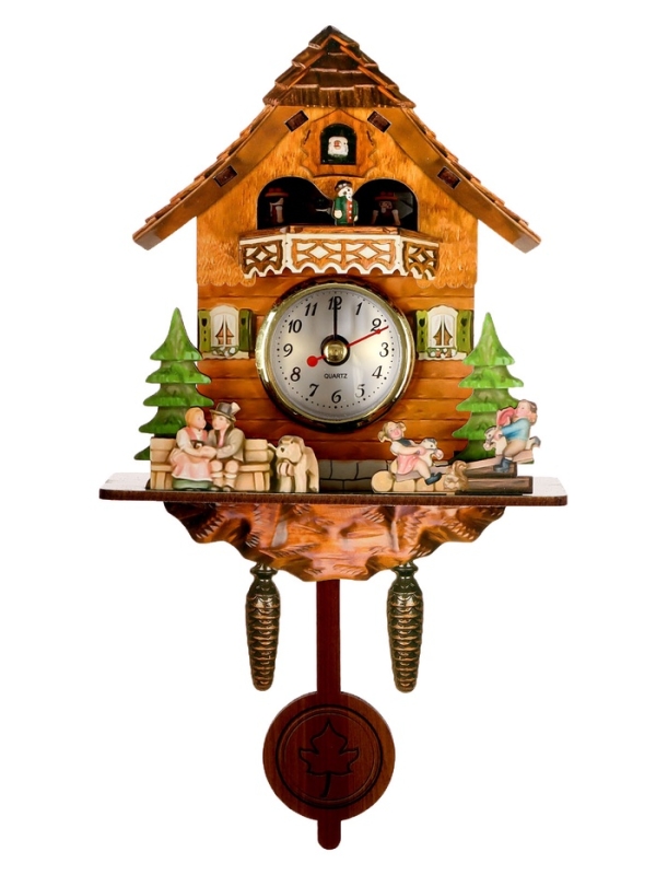 Часы настенные с кукушкой «Семейный очаг», плавный ход, 23.5×12.8×5.5 см Часы настенные с кукушкой «Семейный очаг», плавный ход, 23.5×12.8×5.5 см
