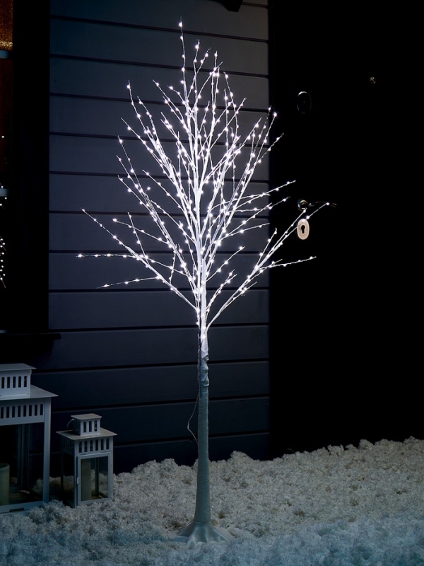 Светодиодное дерево «Яркие светлячки» 1.5 м, 300 LED, постоянное свечение, 220 В, свечение белое Светодиодное дерево «Яркие светлячки» 1.5 м, 300 LED, постоянное свечение, 220 В, свечение белое