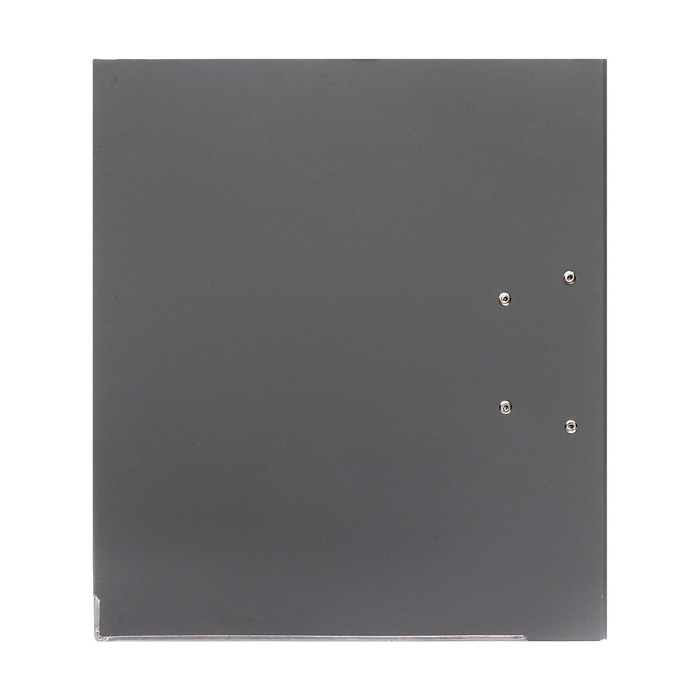 Папка-регистратор 75мм, А4, Calligrata Папка-регистратор 75мм, А4, Calligrata "Mega", бумвинил, с карманом на корешке, нижний металлический кант, серая