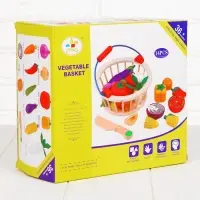 Игровой набор &laquo;Овощи в корзине&raquo;, 14 овощей: 5.5&times;5 см