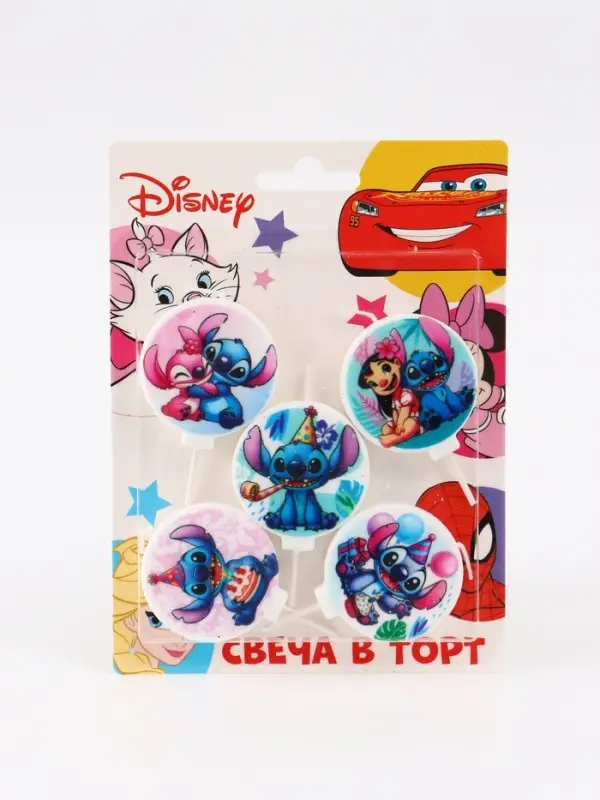 Свечи в торт, набор 5 шт, Монстрик