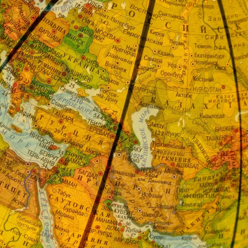 Глобус Физический Полит 25см с подсветк ОСН1234012