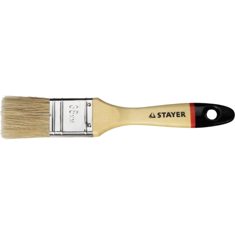 Кисть плоская STAYER UNIVERSAL-EURO, светл натуральная щетина,38мм 0102-038