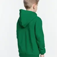 Толстовка с капюшоном детская Kirenga Kids, зеленая, 12 лет