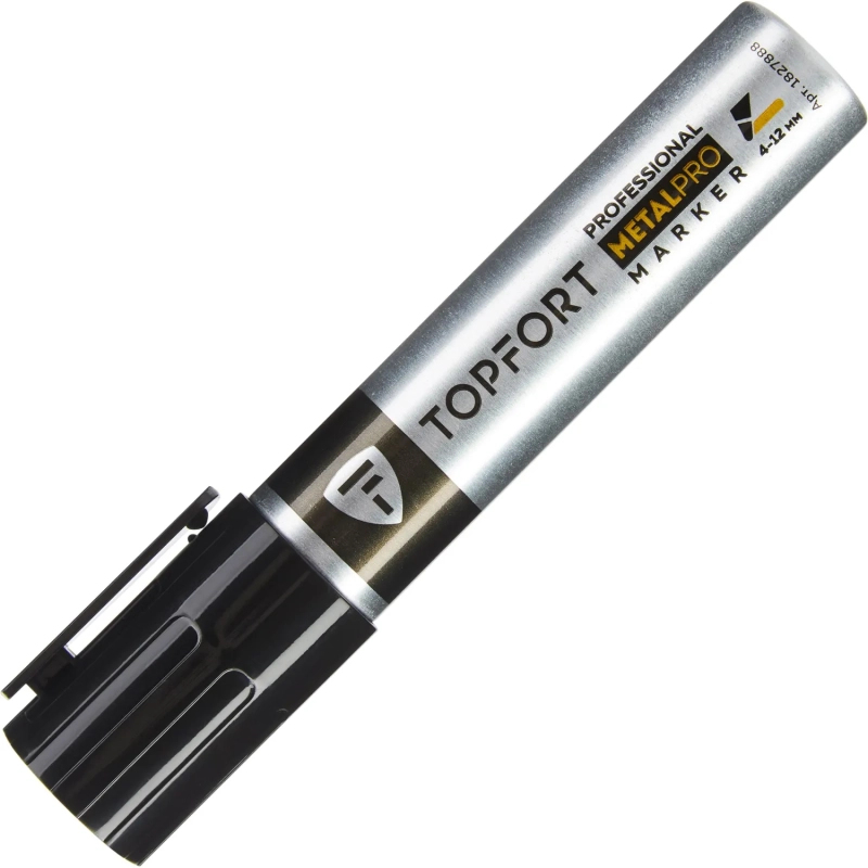 Маркер для металла Topfort MetalPro 4-12 мм черный
