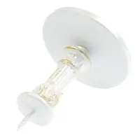 Крючок для штор CAPPIO KC211, d=9.6 мм, цвет белый с золотом, 2 шт Крючок для штор CAPPIO KC211, d=9.6 мм, цвет белый с золотом, 2 шт