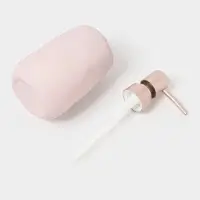 Набор для ванной SAVANNA Soft, 2 предмета, мыльница, стакан, розовый