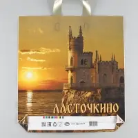 Пакет "Ласточкино гнездо Восход",  полиэтиленовый с петлевой ручкой, 40*43 см, 60 мкм