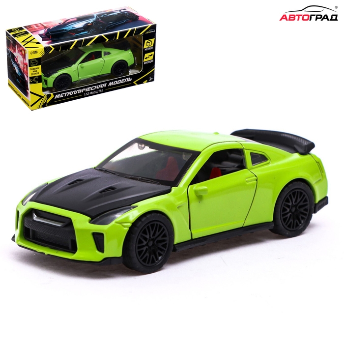 Машина металлическая «СпортКар», инерция, открываются двери, багажник, цвет зелёный Машина металлическая «СпортКар», инерция, открываются двери, багажник, цвет зелёный