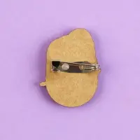 Значок деревянный «Школьницы», аниме, 2,6 х 3,3 см