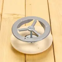 Вентиляционный клапан, липа, d=100 мм, металлическое основание, &laquo;Добропаровъ&raquo;