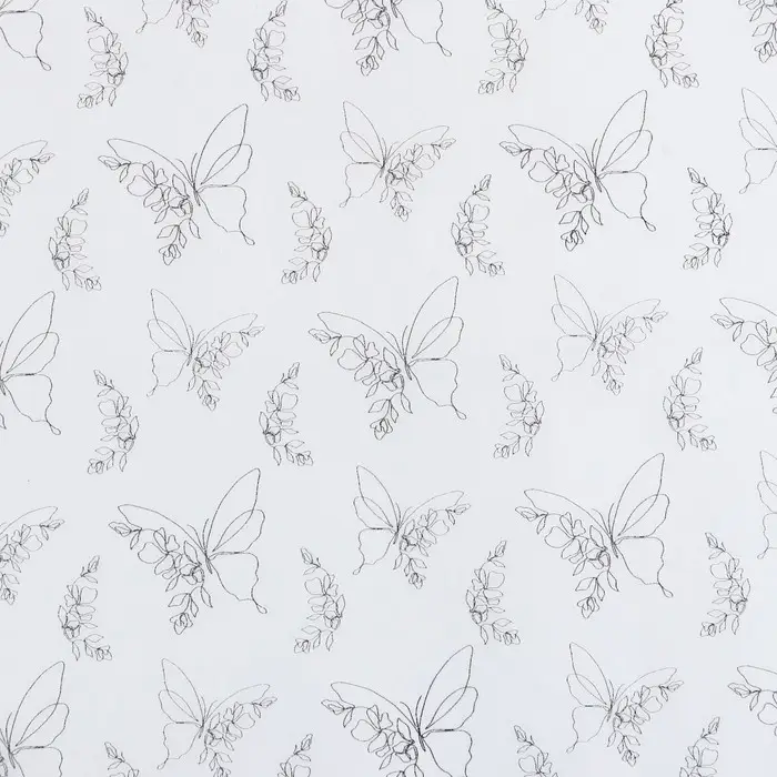 Бумага упаковочная тишью «Бабочки», 50 х 70 см Бумага упаковочная тишью «Бабочки», 50 х 70 см